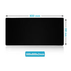 XXL Mouse Pad Black Mousepad Gamer Lager Computer PC Desk Mat 900X400 Keyboard Anime Office Carpet Playmat Kawaii Extended Rug