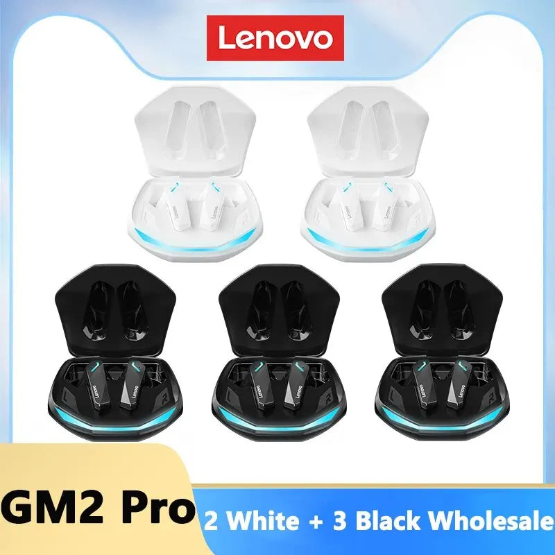 Lenovo GM2 Pro TWS Wireless HIFI Stereo Headset Low Latency Headphones Gaming Music Dual Mode Earbuds Music Sport Headset
