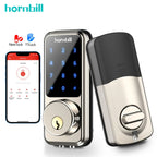 Hornbill Smart Front Door Lock Deadbolt Keyless Entry Locks Electronic Digital Keypad Bluetooth Security For Home Office Airbnb
