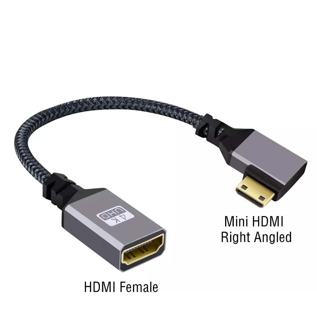 4K 60Hz HDMI-Compatible Extension Cable | Male to Female Adapter for Micro/Mini HDMI
