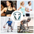 Wireless Bluetooth Earphones Neckband Headphones Gaming Stereo Sports Headset Halter Waterproof Magnetic Earbud with LED Display