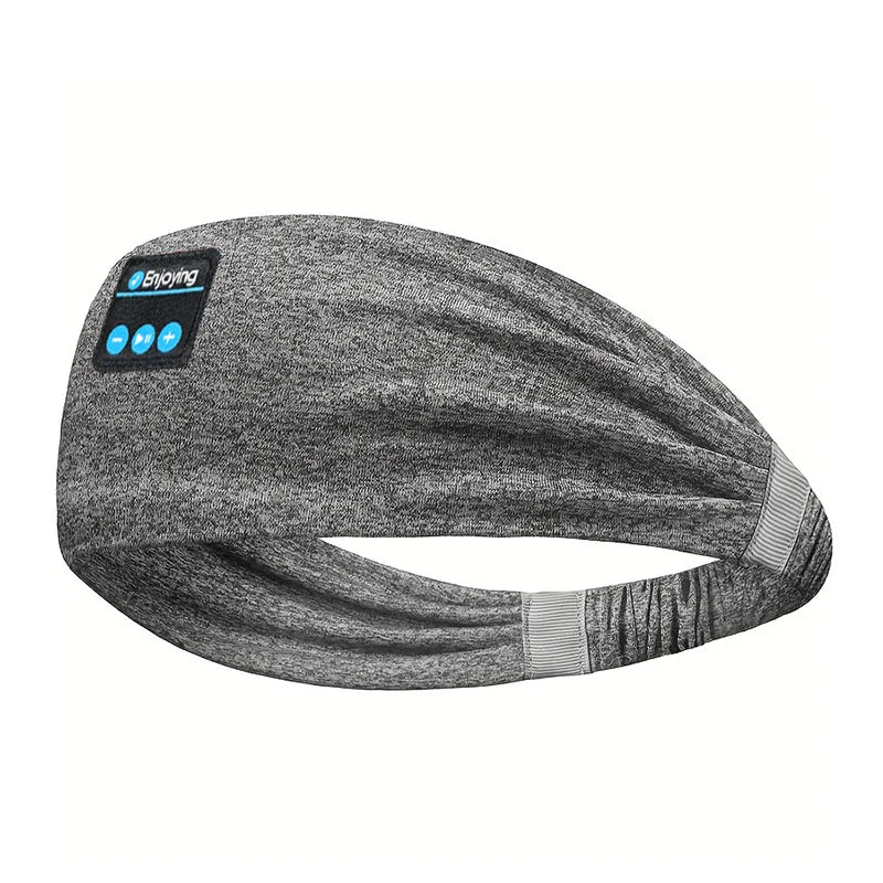 Wireless Bluetooth Headband Sleeping Headphones Sports Earphone/Headscar Music Hat with HD Stereo Speakers Eye Mask  for Side Sl