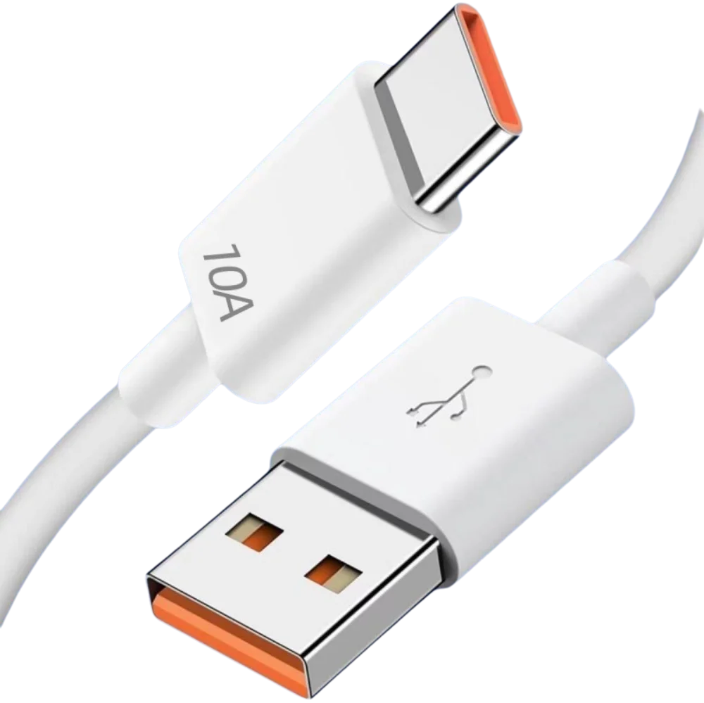 120W USB To Type C Super Fast Charge Cable 10A Mobile Phone USB-C Chargers Data Cord For Xiaomi Samsung Huawei Quick Charge Wire