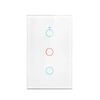 Tuya Smart Switches US Neutral Wire/No Neutral Wire Required 1/2/3/4 Gang Light WiFi Touch Switch Work with Alexa Google Home