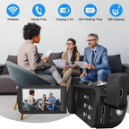 56MP 4K Digital Video Camera 18X Infrared Night Vision Vlogging Camcorder 3.0 inch Touch Screen Youtube Livestream WIFI Webcam