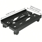 Adjustable Mobile PC Tower Stand with Wheels under Desk CPU Holder Adjustable Stable Mobile Computer Host Stand for Home Office