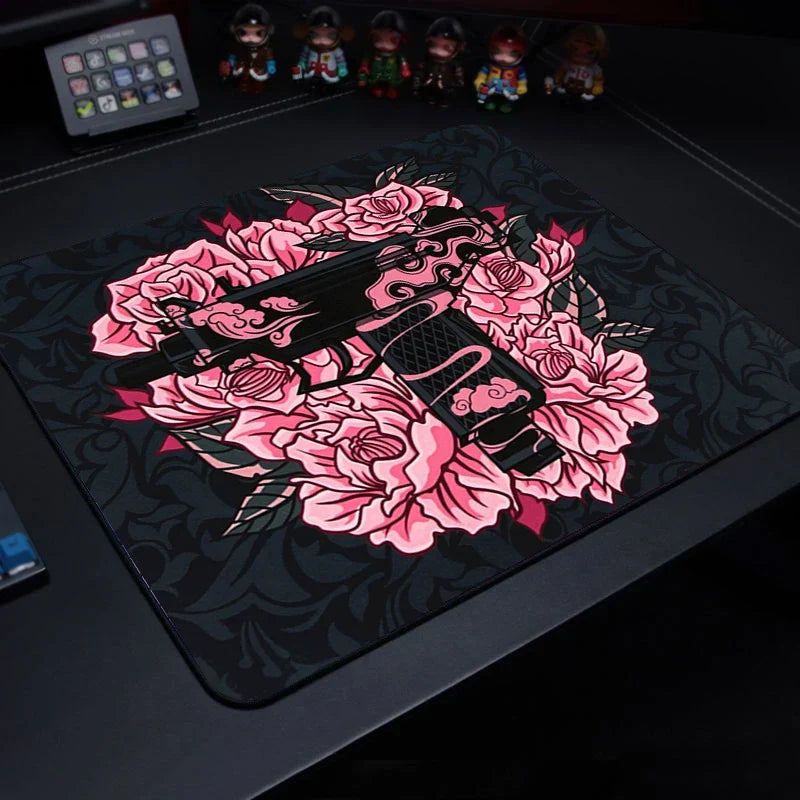 Cute Anime Gaming Mouse Pad Small Non-Slip Desk Mat for Laptop & Keyboard
