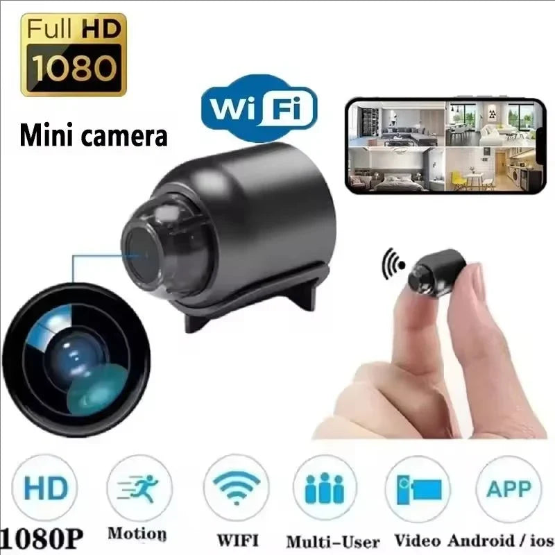 1080P HD Mini Camera WiFi Wireless HD Night Vision Camera Home X5 Remote Camera Kids Pet Safety Monitoring