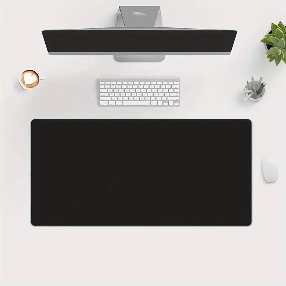 XXL Mouse Pad Black Mousepad Gamer Lager Computer PC Desk Mat 900X400 Keyboard Anime Office Carpet Playmat Kawaii Extended Rug