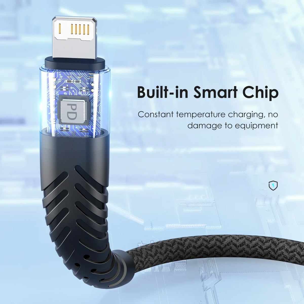 3A USB Cable For iPhone 14 13 12 11 Pro Max X XR SE 6s 7 8 Plus 1m 2m 3m Lead Mobile Phone Fast Charging Cord Data Charger Wire