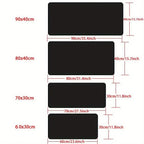 XXL Mouse Pad Black Mousepad Gamer Lager Computer PC Desk Mat 900X400 Keyboard Anime Office Carpet Playmat Kawaii Extended Rug