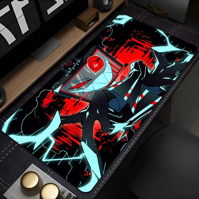 Hazbin Hotel Mouse pad rubber anti-slip computer accessories keyboard pad large desk pad coaster PC carpet Anime Mousepad XL XXL
