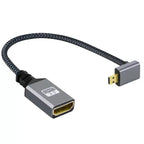 4K 60Hz HDMI-Compatible Extension Cable | Male to Female Adapter for Micro/Mini HDMI