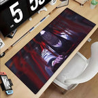 Large Mouse Pad black white Anime BLEACH Mause Mats Gaming Accessories Office Gamer Keyboard Desk Mat Unohana Retsu Mousepad