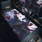 New Cool Wallpaper Genshin Impact Flins Mousepads Computer Gaming Lock Edge Laptop PC Desk Mat Natural Rubber Keyboard Mouse Pad
