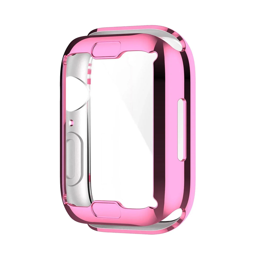 Screen Protector for Apple Watch Case 45mm 41mm 44MM 40MM 42mm 38MM Full TPU Bumper Cover Accessories Iwatch Series 8 7 SE 6 3