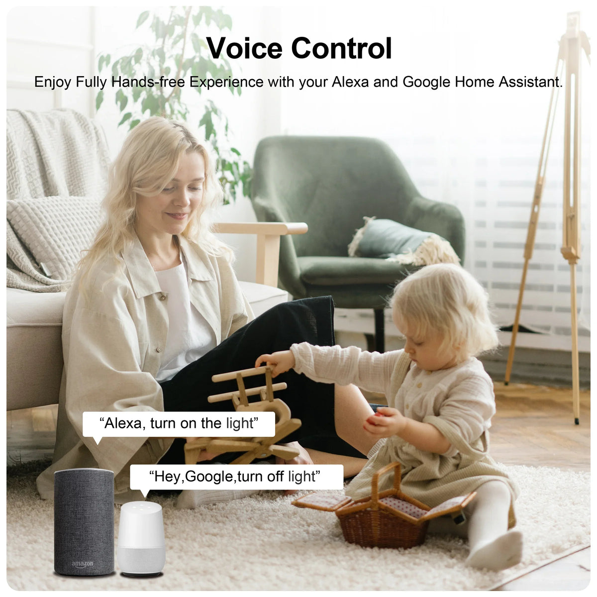 GIRIER Tuya Smart Wifi Switch Module with Energy Metering 2 Way Control Function 16A Works with Alexa Google Home Yandex Alice