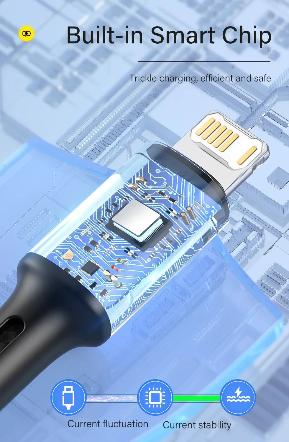 Quick Charge USB Cable For iPhone 12 13 14 11 Pro X Max 6 7 8 Plus 5 SE iPad Origin Mobile Phone Cord Data Charger Wire 3m