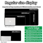 P-Pokemon Gengar Anime Mousepad Large Gaming Mouse Pad LockEdge Thickened Computer Keyboard Table Desk Mat Purple Playmat