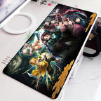 Demon Slayer Gaming Mouse Pad Rubber Mat Deskmat Keyboard Pads Cartoon Cute Mousepad Kawaii Pc Accessories Anime Mouse Mats Xxl