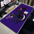 XXL Black Gaming Desk Mat – Anime Pokemon Gengar Mouse Pad for Laptop and PC