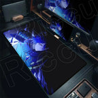 New Cool Wallpaper Genshin Impact Flins Mousepads Computer Gaming Lock Edge Laptop PC Desk Mat Natural Rubber Keyboard Mouse Pad