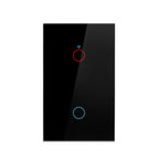 Tuya Smart Switches US Neutral Wire/No Neutral Wire Required 1/2/3/4 Gang Light WiFi Touch Switch Work with Alexa Google Home
