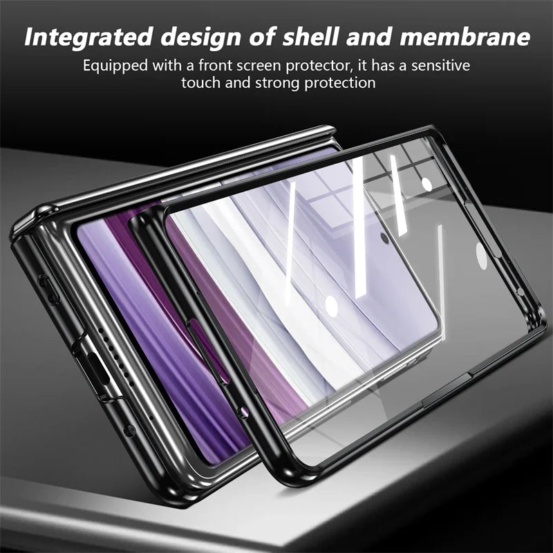 Magsafe 360 ° Rotating Bracket Hinge Phone Case For Huawei Mate X5 X3 Mate X6 Mate XT Screen Glass All Inclusive Protective Case