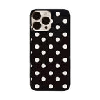 ins Polka Dot Printed Stylish TPU Anti-drop Phone Case Suitable for iPhone 11/12/13/14/15/ 16 Pro Max Phone Case