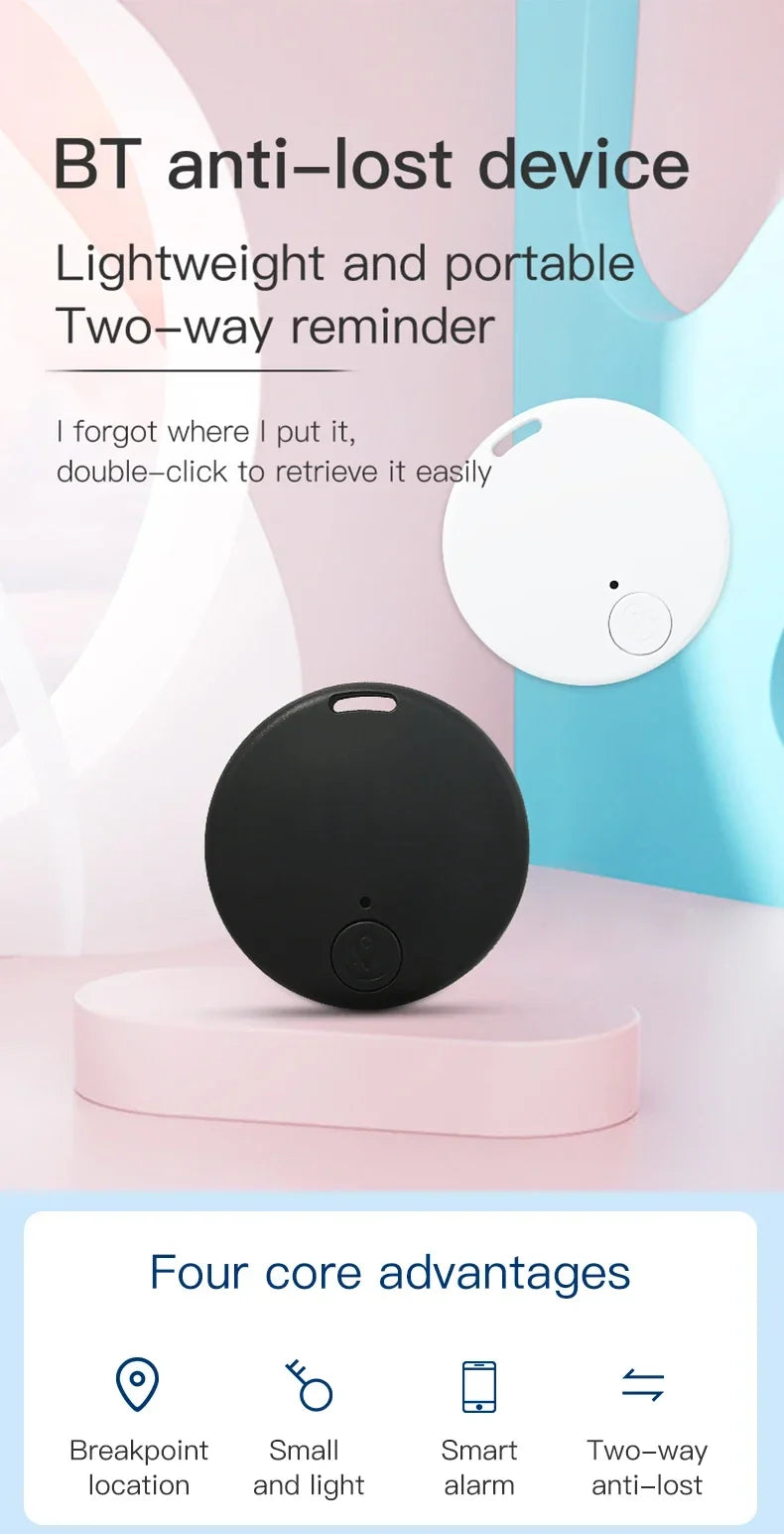Anti-Lost Device Wireless Pet Kids Wallet Tracking Locator Bluetooth 5.0 Portable Smart Finder Small GPS Tracker For Cellphone