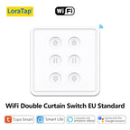 Tuya Smart Life EU WiFi Double Curtain Blind Switch for Roller Shutter Electric motor Google Home Alexa Echo Voice Control DIY