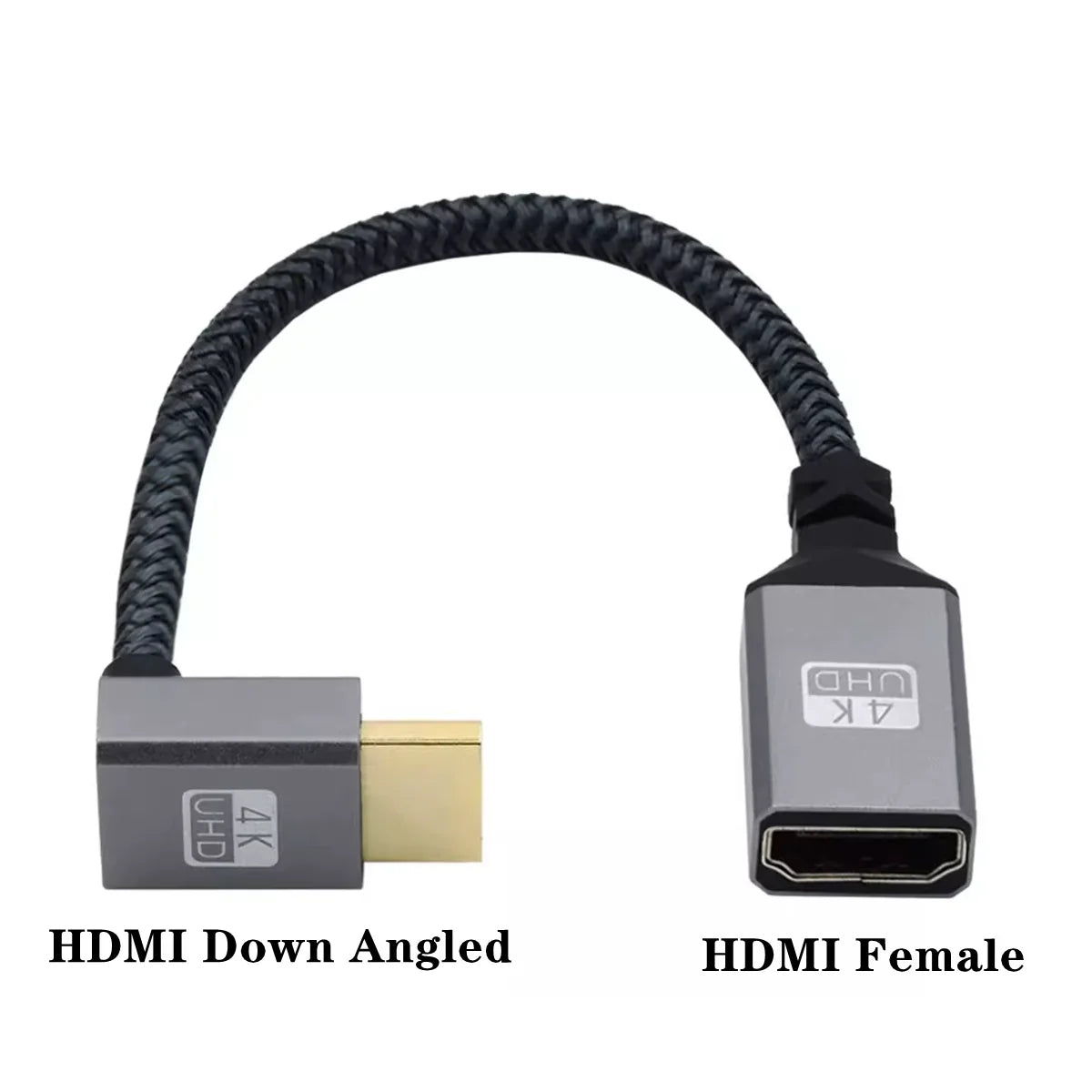 4K 60Hz HDMI-Compatible Extension Cable | Male to Female Adapter for Micro/Mini HDMI