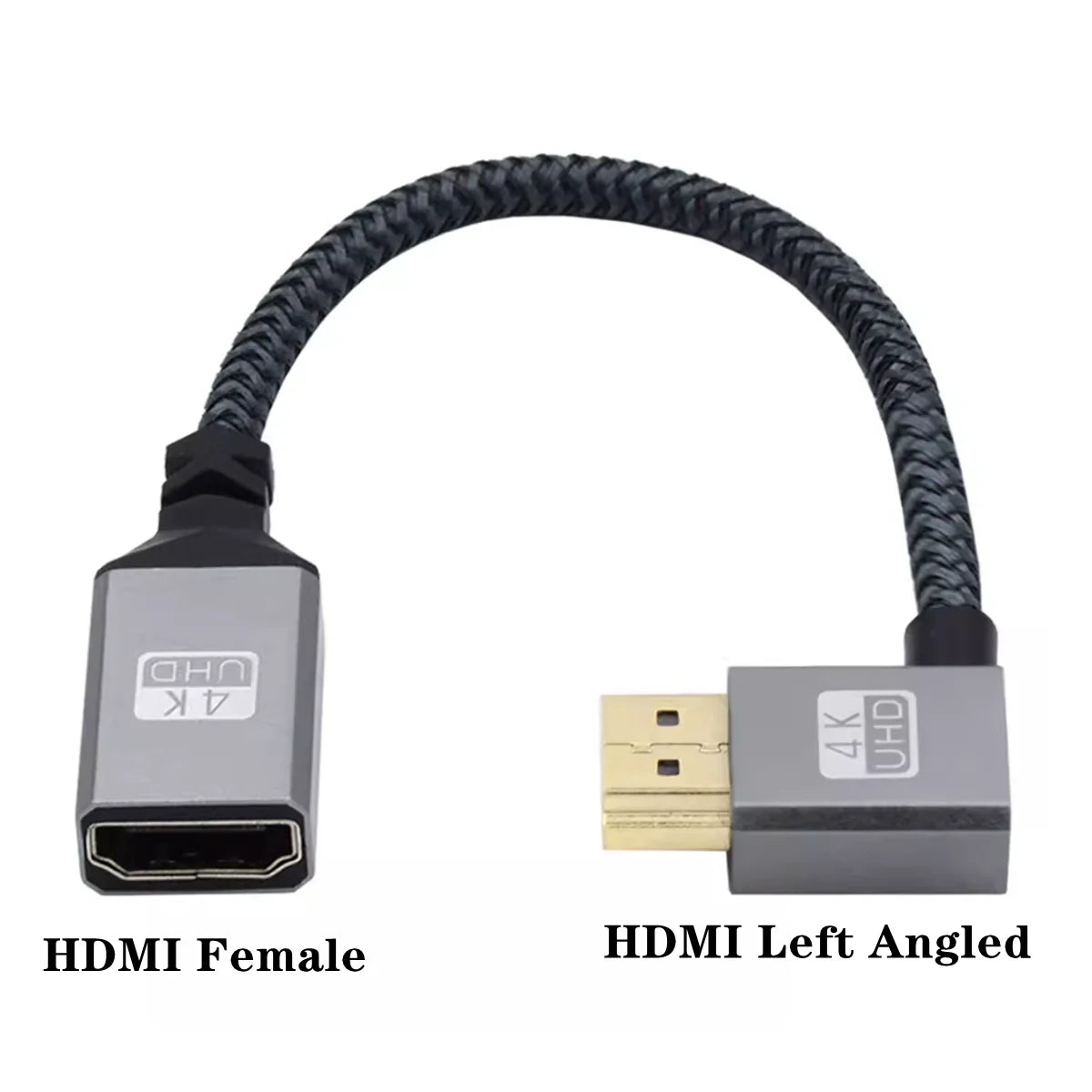 4K 60Hz HDMI-Compatible Extension Cable | Male to Female Adapter for Micro/Mini HDMI