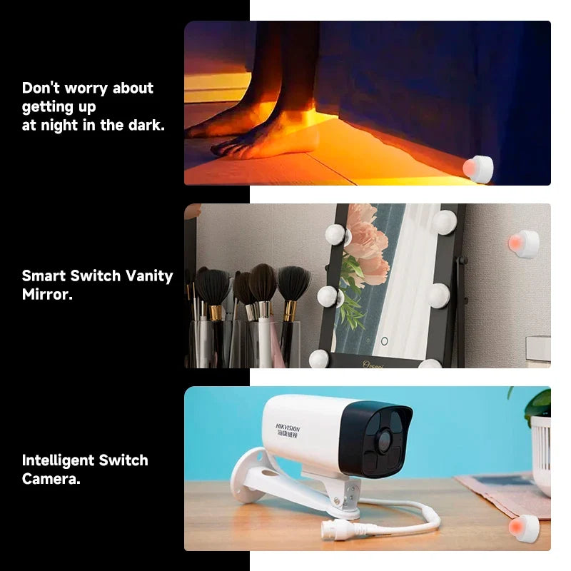 Tuya Zigbee Human Motion Sensor Smart Home PIR Motion Sensor Infrared Detector Security Smart Life Works With Alexa Need Gateway