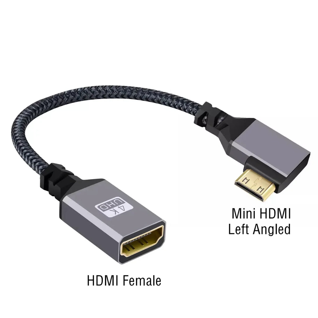 4K 60Hz HDMI-Compatible Extension Cable | Male to Female Adapter for Micro/Mini HDMI