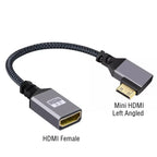 4K 60Hz HDMI-Compatible Extension Cable | Male to Female Adapter for Micro/Mini HDMI