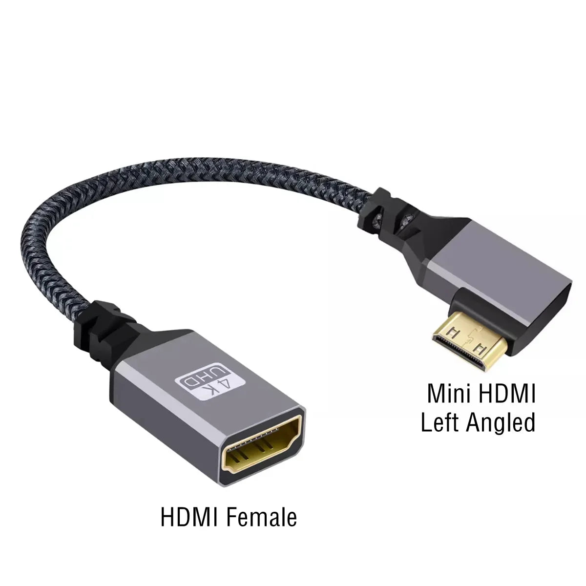 4K 60Hz HDMI-Compatible Extension Cable | Male to Female Adapter for Micro/Mini HDMI