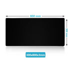 XXL Mouse Pad Black Mousepad Gamer Lager Computer PC Desk Mat 900X400 Keyboard Anime Office Carpet Playmat Kawaii Extended Rug