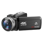 Full 4K Camcorder 18X 48MP Digital Camera Livestream Webcam UHD Vlog Video Recorder Wide Angel Macro Lens Photography Cameras