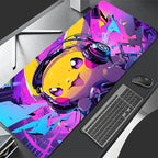 Gaming Mouse Pad 900x400 PC P-pikachu Gamer Cabiner Keyboard Rug XXL P-pokemonS Desktop Mouse Mat Carpet Kawaii Rubber Mousepad