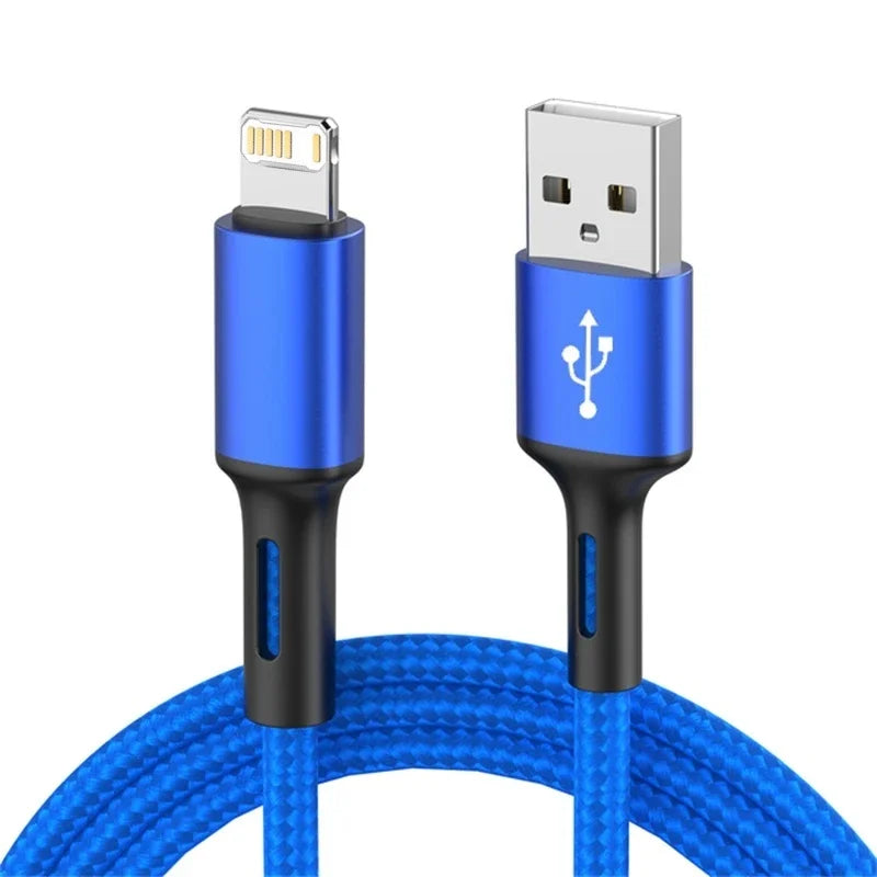 Quick Charge USB Cable For iPhone 12 13 14 11 Pro X Max 6 7 8 Plus 5 SE iPad Origin Mobile Phone Cord Data Charger Wire 3m