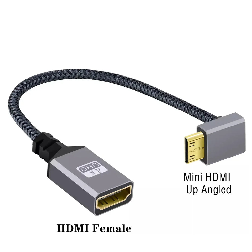 4K 60Hz HDMI-Compatible Extension Cable | Male to Female Adapter for Micro/Mini HDMI