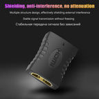 HDMI 2.1 Extender Adapter | 4K Female to Female Coupler for TV, Monitor & Projector