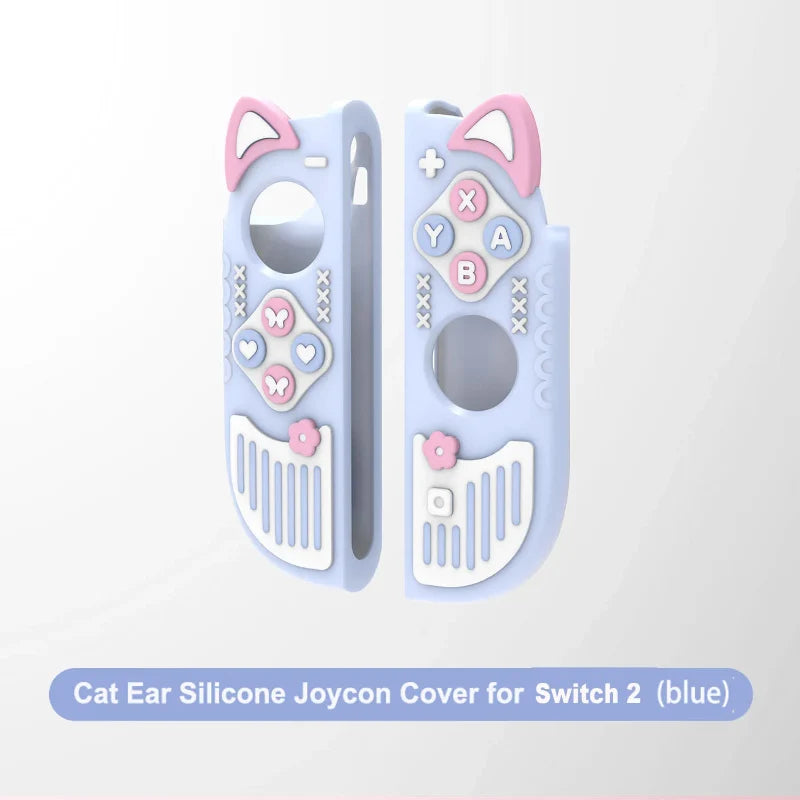 Kawaii Neko and Bows Switch Case NS/OLED/NS2