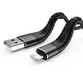 3A USB Cable For iPhone 14 13 12 11 Pro Max X XR SE 6s 7 8 Plus 1m 2m 3m Lead Mobile Phone Fast Charging Cord Data Charger Wire