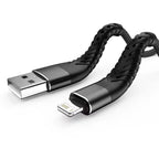 3A USB Cable For iPhone 14 13 12 11 Pro Max X XR SE 6s 7 8 Plus 1m 2m 3m Lead Mobile Phone Fast Charging Cord Data Charger Wire