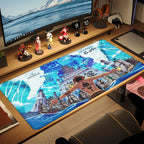 HD peripherals One P-Piece Gaming Mouse Pad Japan Anime Gamer Keyboard PC Mouse Mat Rubber Cartoon Motbook Computer Book cushion