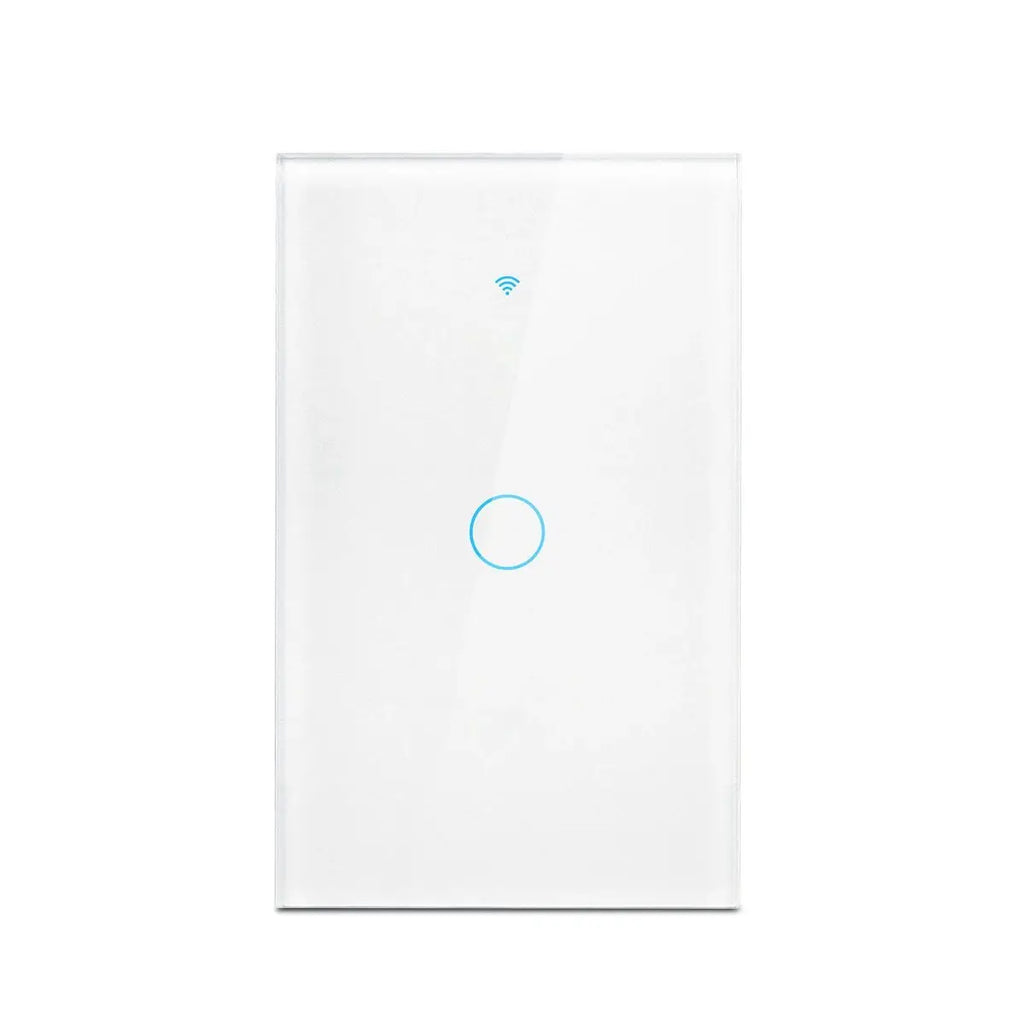 Tuya Smart Switches US Neutral Wire/No Neutral Wire Required 1/2/3/4 Gang Light WiFi Touch Switch Work with Alexa Google Home