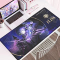 New Cool Wallpaper Genshin Impact Flins Mousepads Computer Gaming Lock Edge Laptop PC Desk Mat Natural Rubber Keyboard Mouse Pad