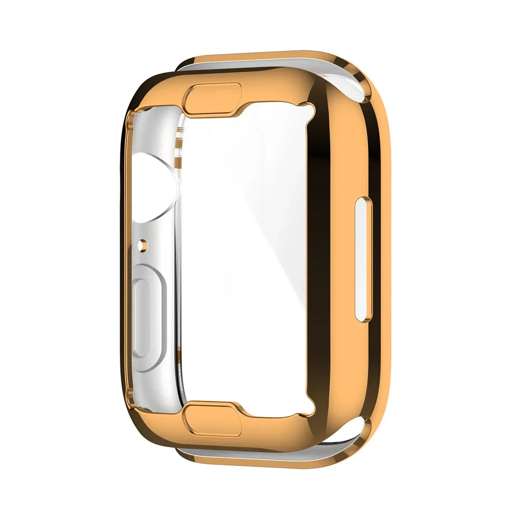 Screen Protector for Apple Watch Case 45mm 41mm 44MM 40MM 42mm 38MM Full TPU Bumper Cover Accessories Iwatch Series 8 7 SE 6 3